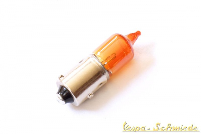 Glühlampe Blinker - 12V / 6W - Orange - Baz9s